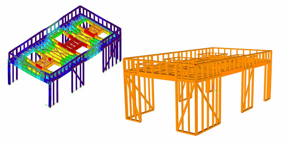 Structure à ossature bois pour reconversion de bâtiment par Parabole Concept