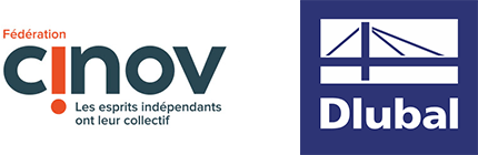 logos des partenaires Cinov et logiciel PAO Dlubal